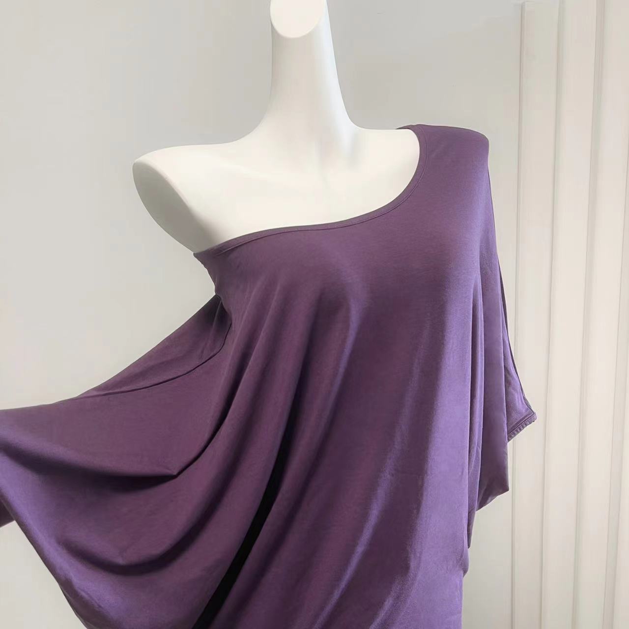 M900 Women Loose Fit Short Sleeve T-Shirt 2024 Summer Sweet Solid Color - Image 3