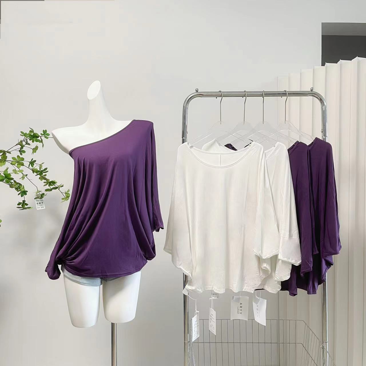 M900 Women Loose Fit Short Sleeve T-Shirt 2024 Summer Sweet Solid Color